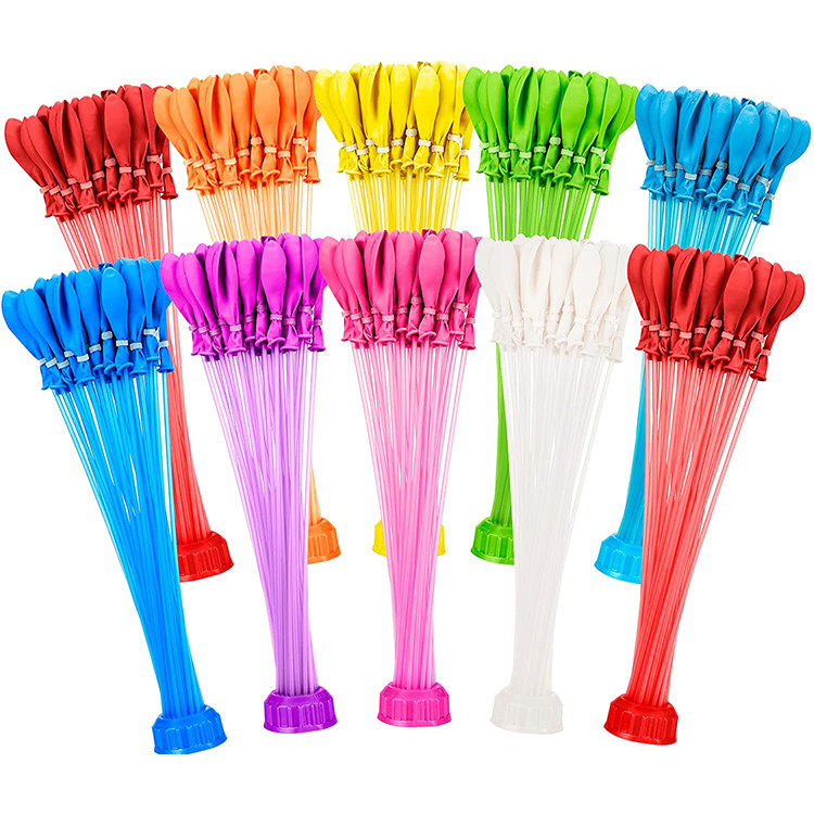 350 ballons d'eau de couleurs folles à remplir rapidement 10 paquets Faites une éclaboussure à votre fête en plein air