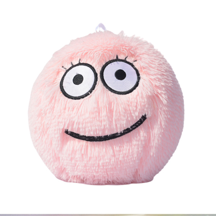 Ballons en peluche à fourrure pour poupées personnalisées Jouets de stress couverts de tissu de PVC géant